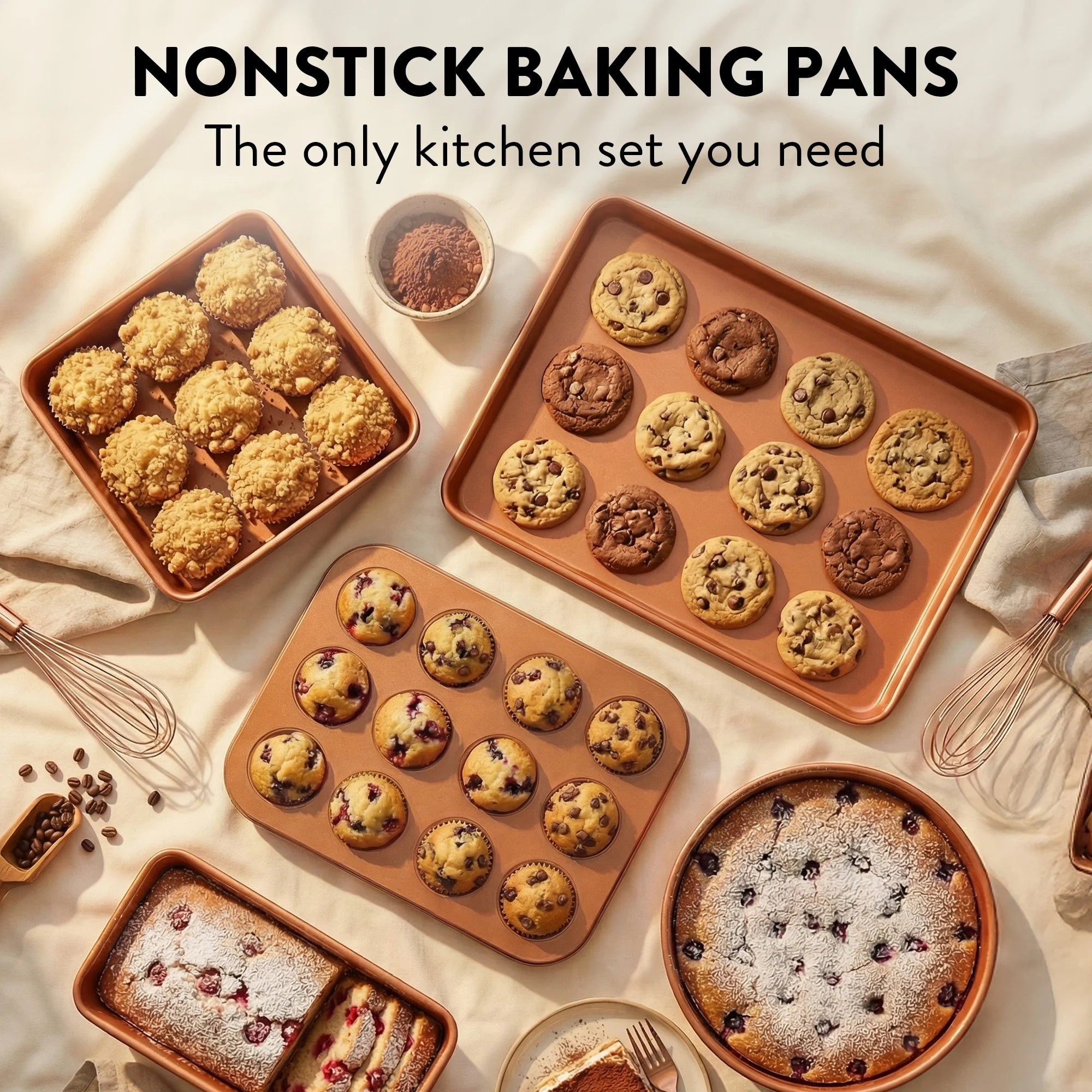 Gotham Steel 32 Pcs Pots and Pans Set