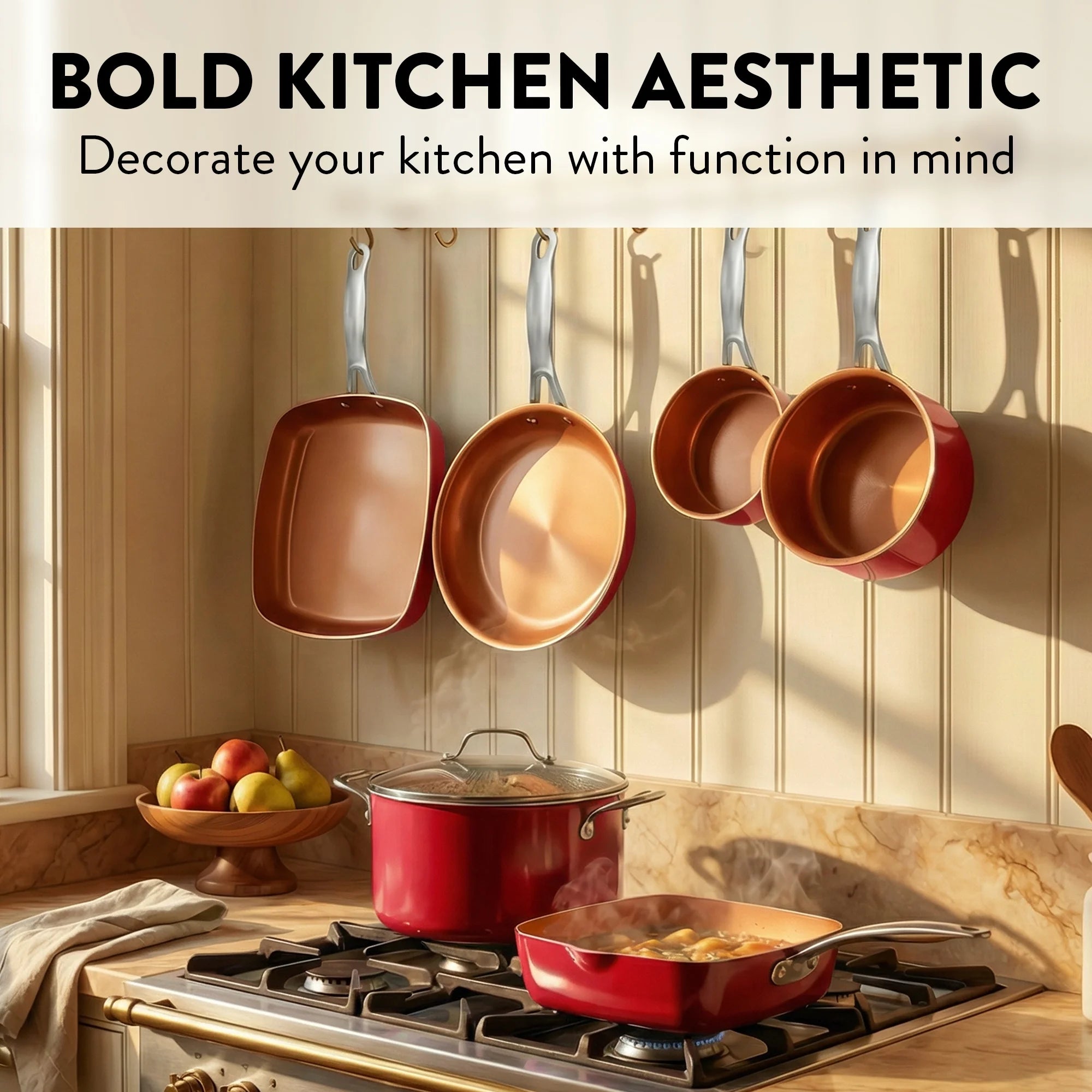 Gotham Steel 32 Pcs Pots and Pans Set