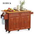 Lofka Kitchen Islands Carts with Storage