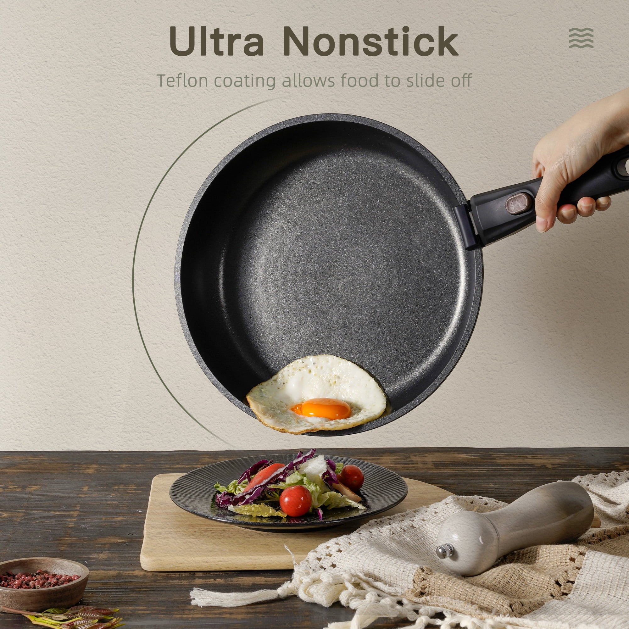 Astercook 20-Piece Pots and Pans Set,