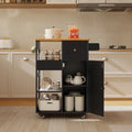Kitchen Island Cart on Wheels, Asofer Bar Cart